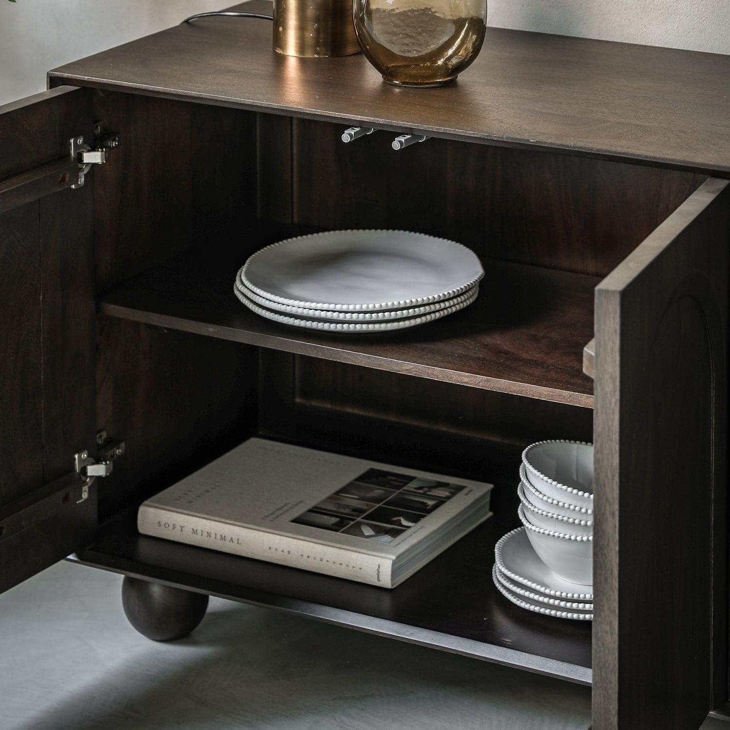 Aria 4 Door Mango Wood Sideboard Buffet