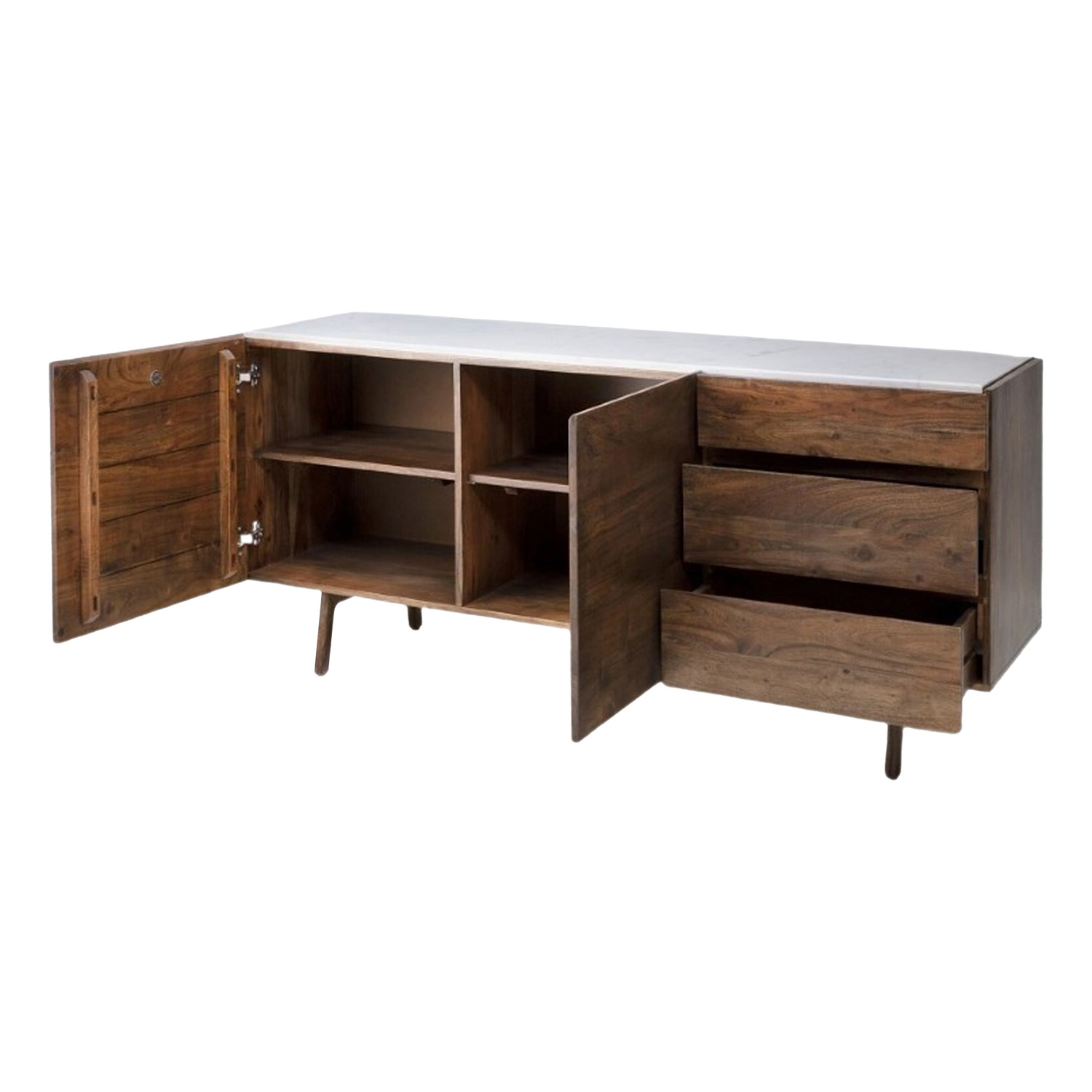Beckett Acacia Wood Sideboard Buffet