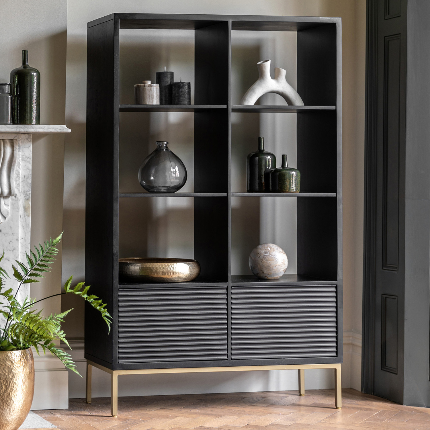Rhys 2 Door Display Cabinet