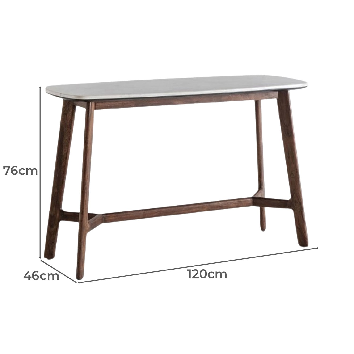 Beckett Acacia Wood Console Table