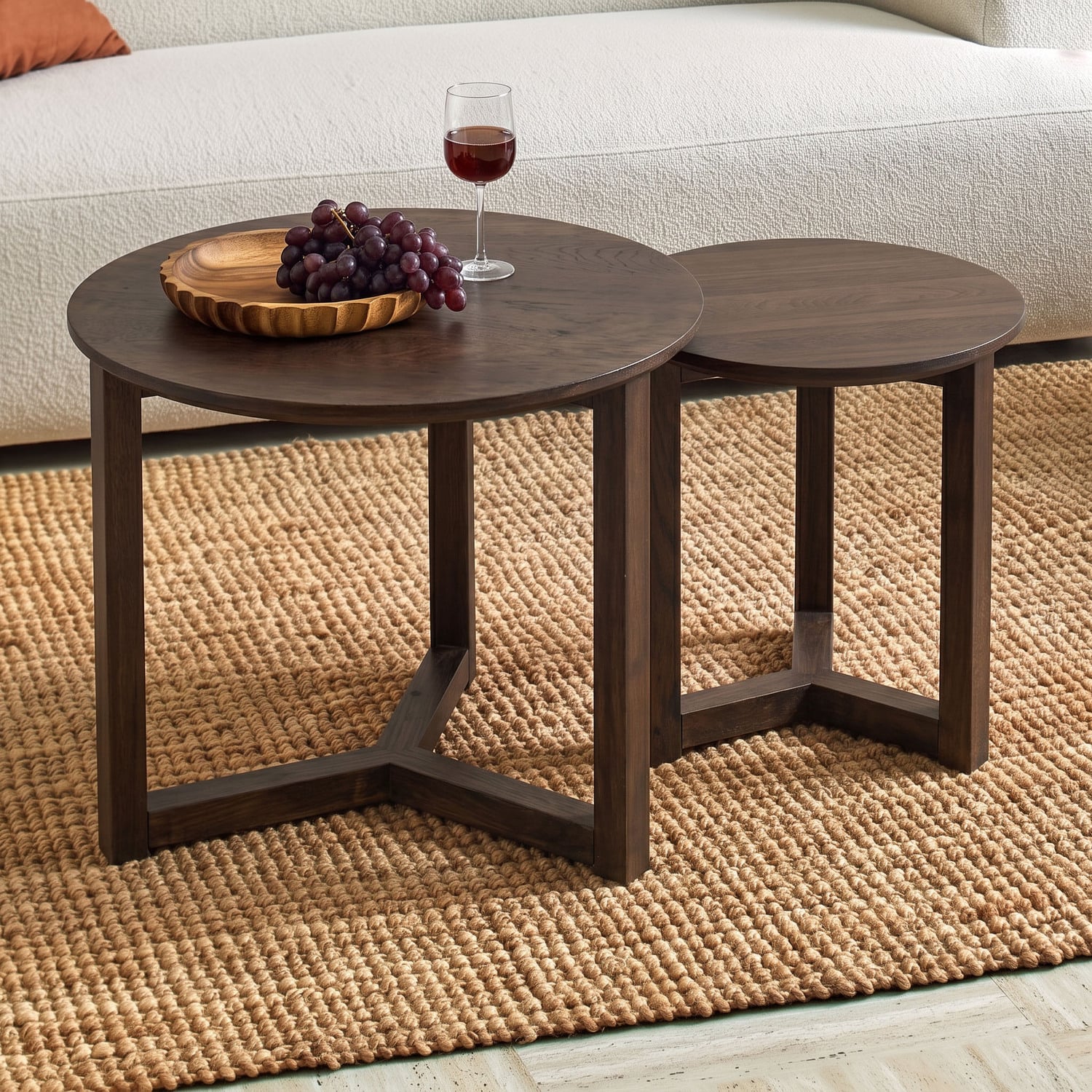 2 Piece Olwen Side Table Set