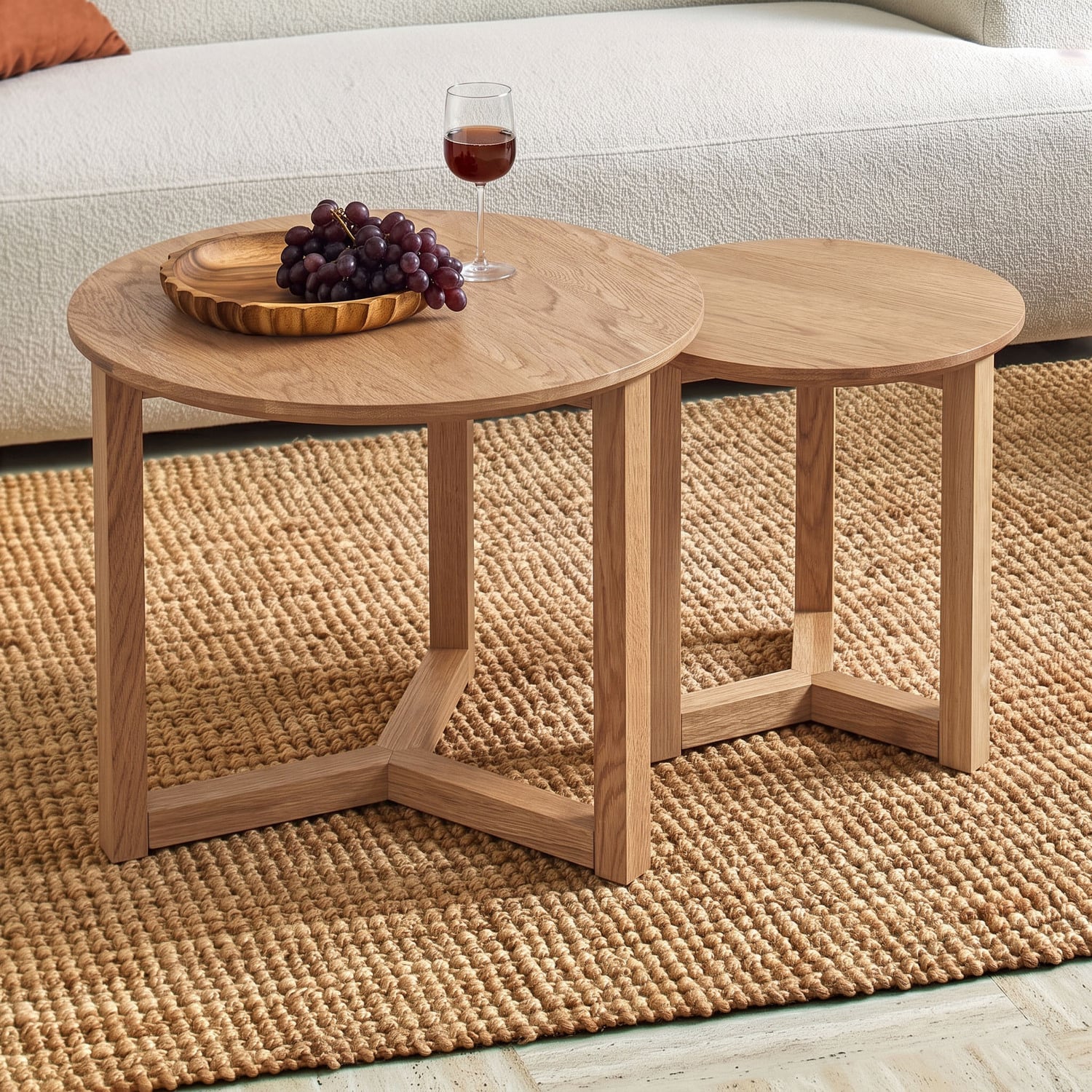 2 Piece Olwen Side Table Set