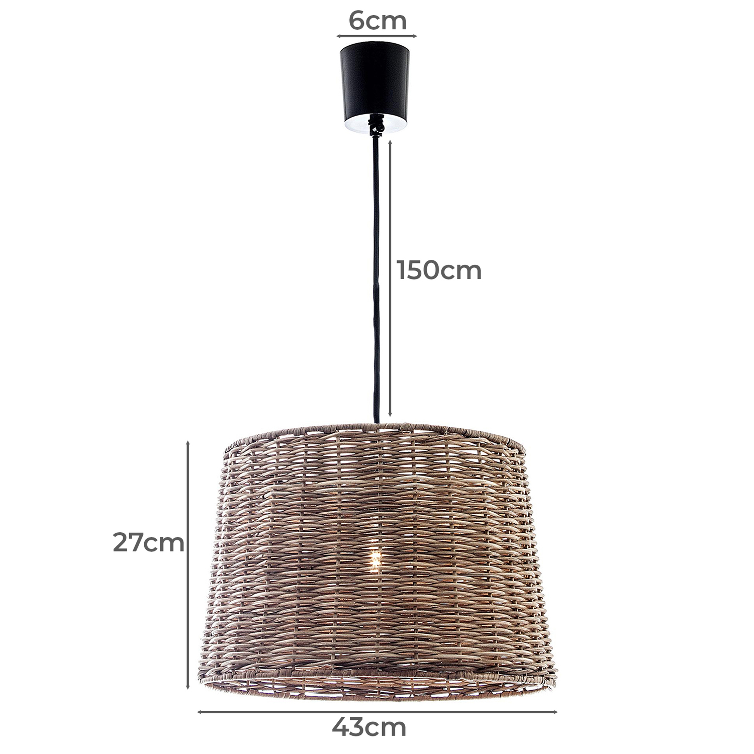 Ahmad Rattan Pendant Light