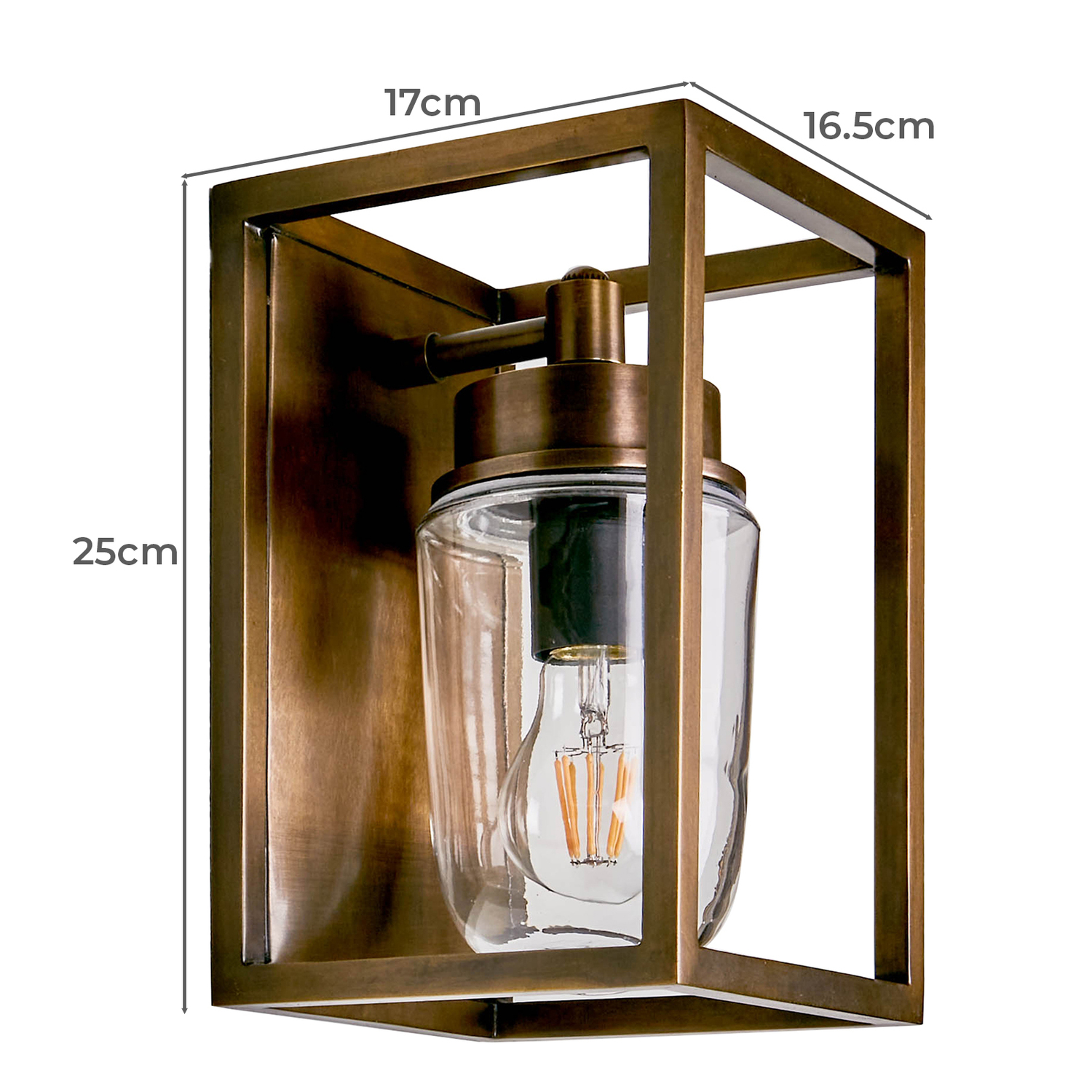 Esme Outdoor Flush Mount Wall Light