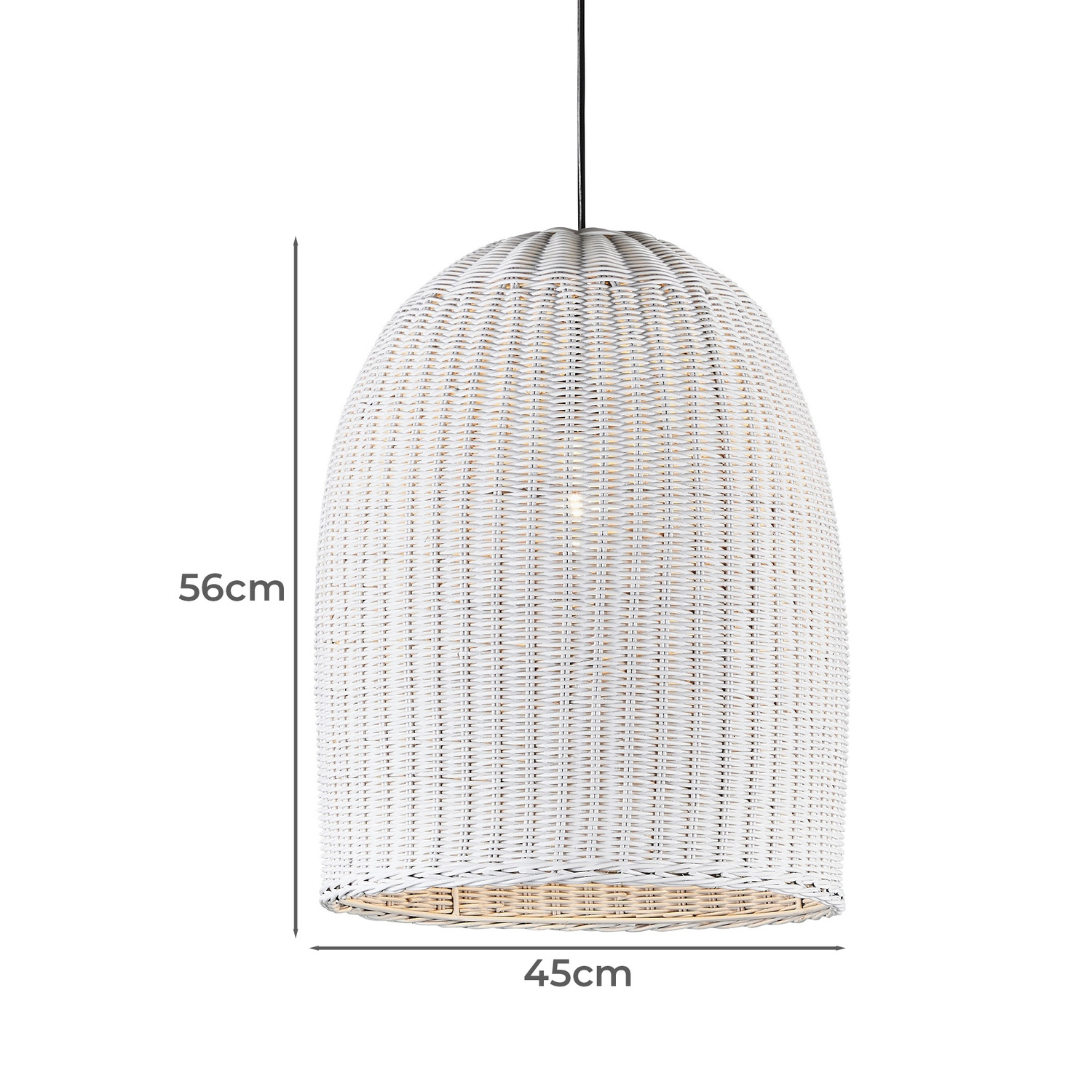 Bowerbird Rattan Pendant Light