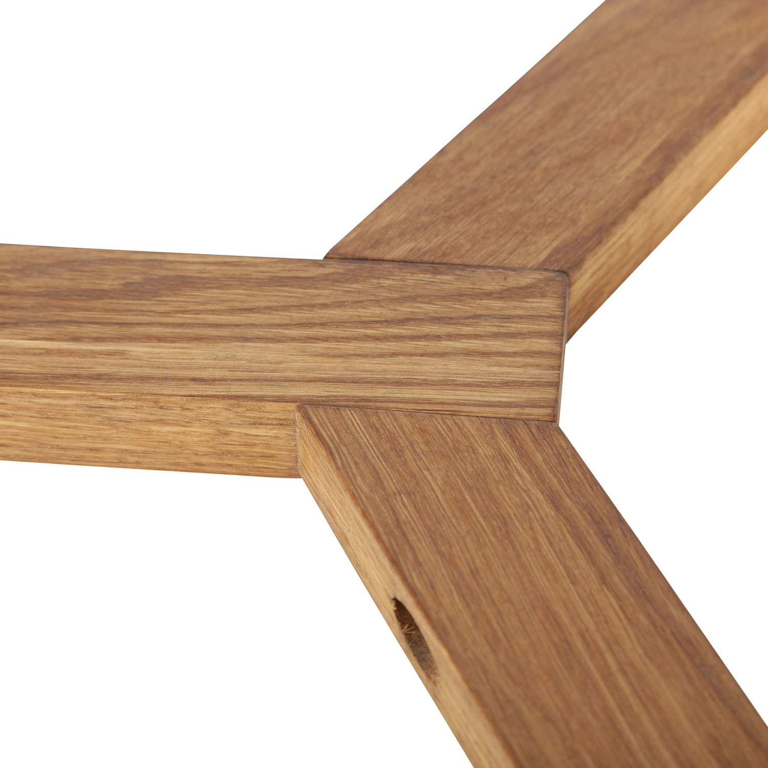 2 Piece Olwen Oak Wood Nesting Side Table Set