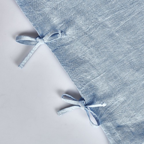 Bed by Temple & Webster Blue Vintage Wash Pure Linen Quilt Cover Set