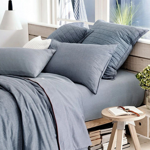 Atlantic Reilly Cotton Quilt Cover Set Temple & ster