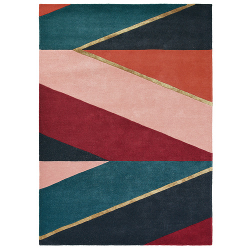 Burgundy Sahara Hand-Tufted Rug