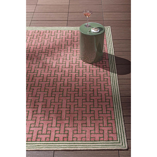 Dusted Pink T Monogram Rug