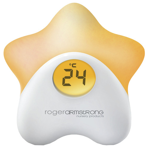 BabyStudio Baby Studio Star Colour Changing Night Light & Thermometer