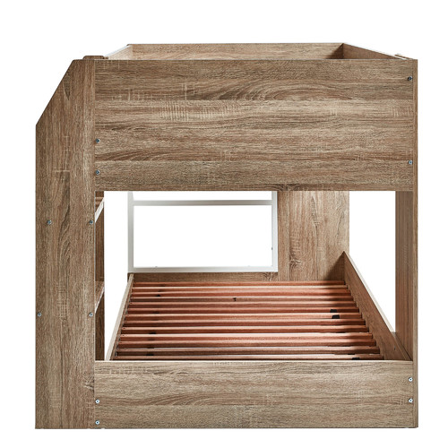 VIC Furniture Oak Grace Low Line Single Bunk Bed & Reviews Temple