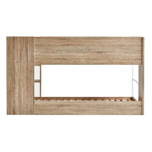 VIC Furniture Oak Grace Low Line Single Bunk Bed Temple & ster