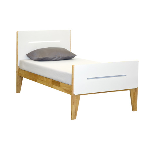 White Natural Galaxy Wooden Bed Frame