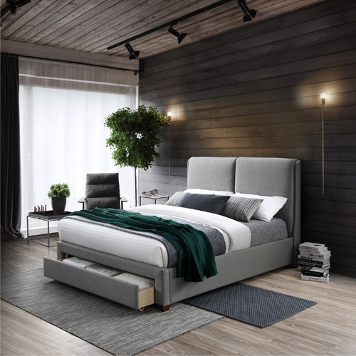 VIC Furniture Austin Queen Storage Bed Frame Temple & ster