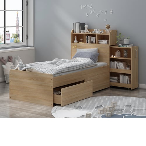 Light-Oak-Galway-Bed-with-Storage