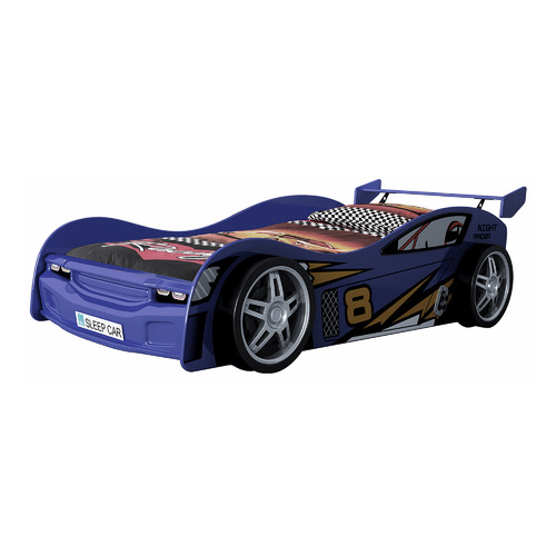 Blue Jones Racer Car Bed