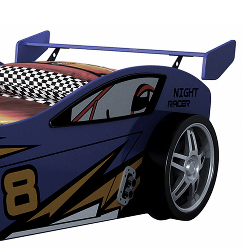 Blue Jones Racer Car Bed