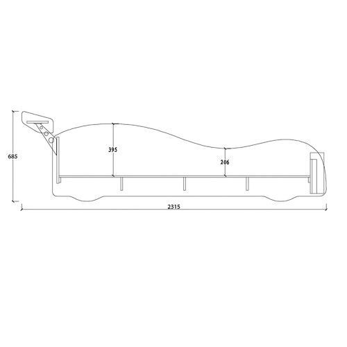 Blue Jones Racer Car Bed