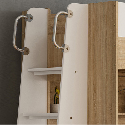 VIC Furniture Galway Single Trio Bunk Bed with Trundle Temple & ster