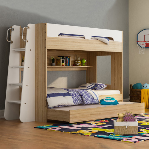 Galway Single Bunk Bed with Trundle & Desk Temple & ster