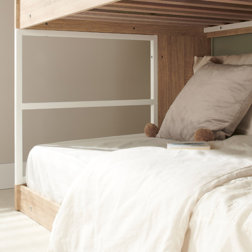 Light Timber Grace Low Line Single Bunk Bed