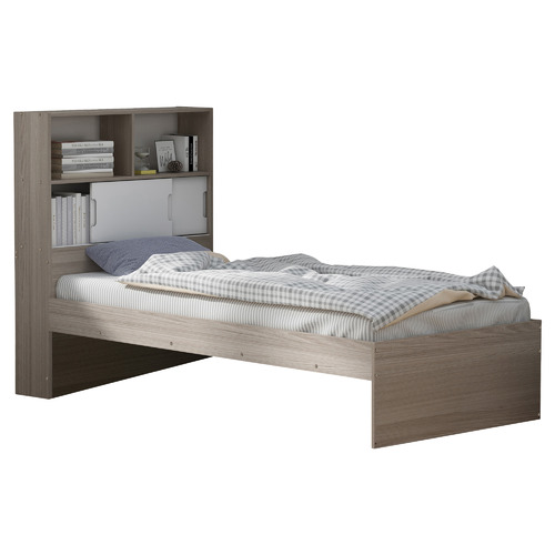 Gigi's Garden Quentin Storage Bed with Wall Bookcase Temple & ster