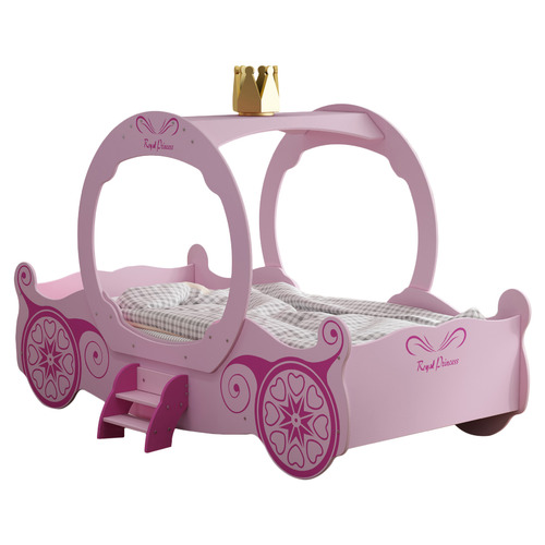 Gigi's Garden Veronica Princess Carriage Single Bed | Temple & Webster