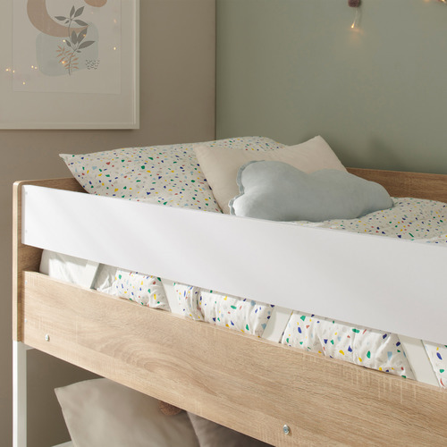 Light Timber Grace Low Line Single Bunk Bed