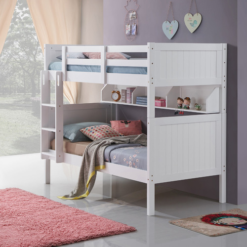 Springfield Single Bunk Bed with Display Shelves