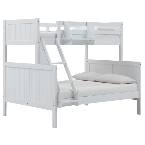 VIC Furniture Springfield Single Over Double Bunk Bed with Mattresses