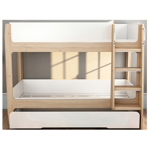 Skyler Single Bunk Bed with Trundle