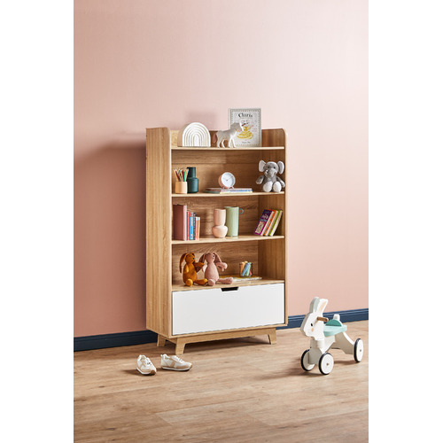 Gigi's Garden Light Oak Galway Kids Bookcase Temple & ster