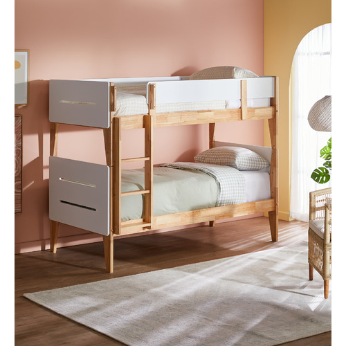 Gigi's Garden White Casla Bunk Bed | Temple & Webster