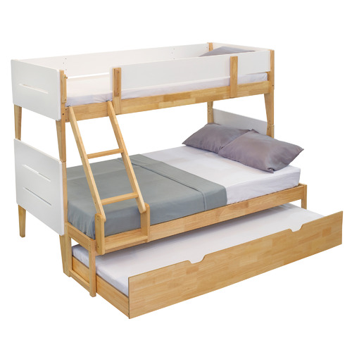 Irvine Single-Over-Double Rubberwood Bunk Bed