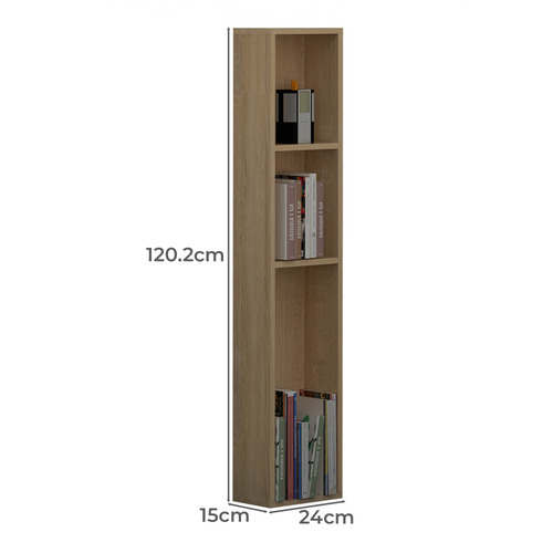 Quentin King Single Bed with Wall & Tower Bookcase