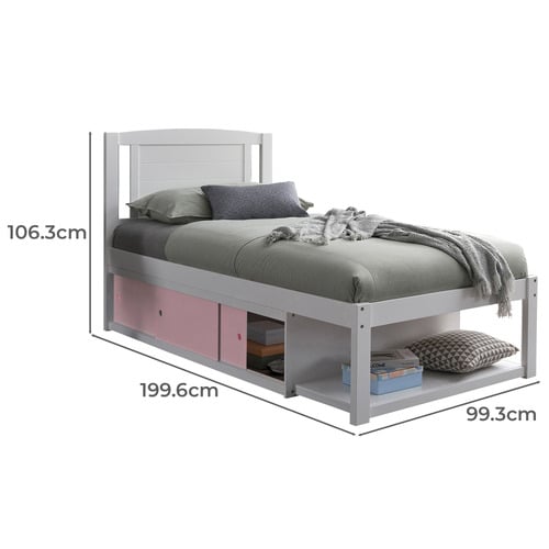 Clemmie Single Bed with Storage