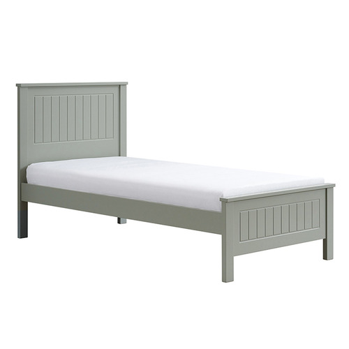 Sage Leo Rubberwood Bed