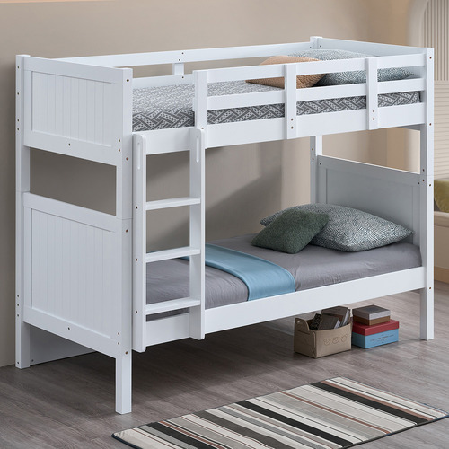 Lincoln Single Rubberwood Bunk Bed