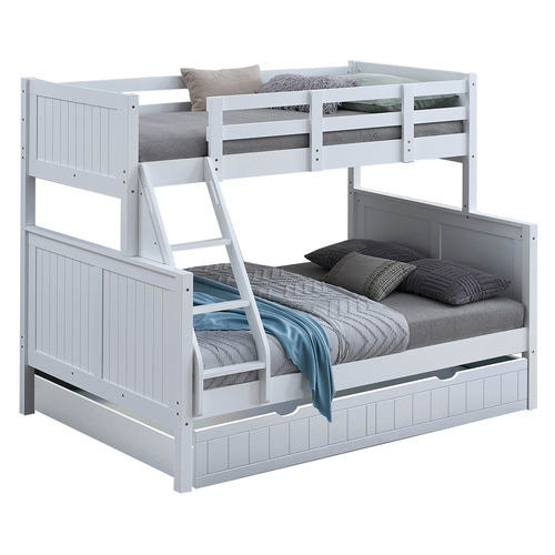 Lincoln Single Over Double Bunk Bed with Trundle