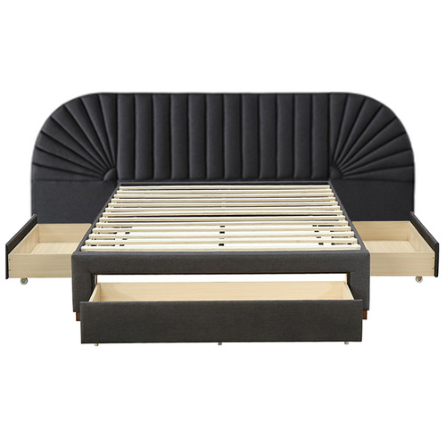 Bracha Upholstered Queen Bed with Storage