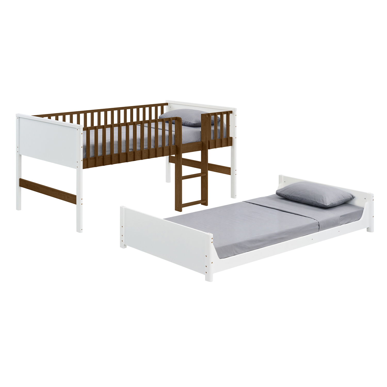 Malie King Single Rubberwood Bunk Bed