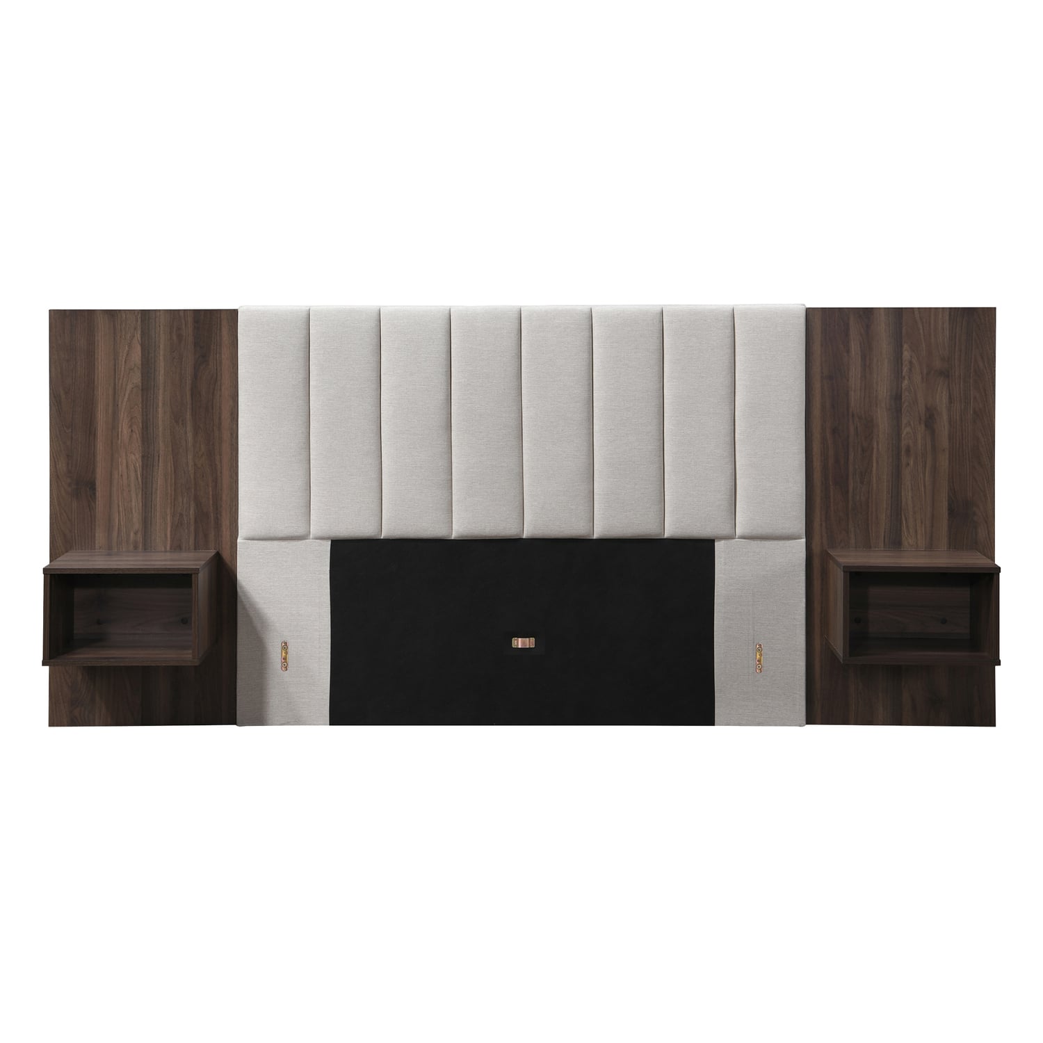 Mika Upholstered Bed Frame with Drawers