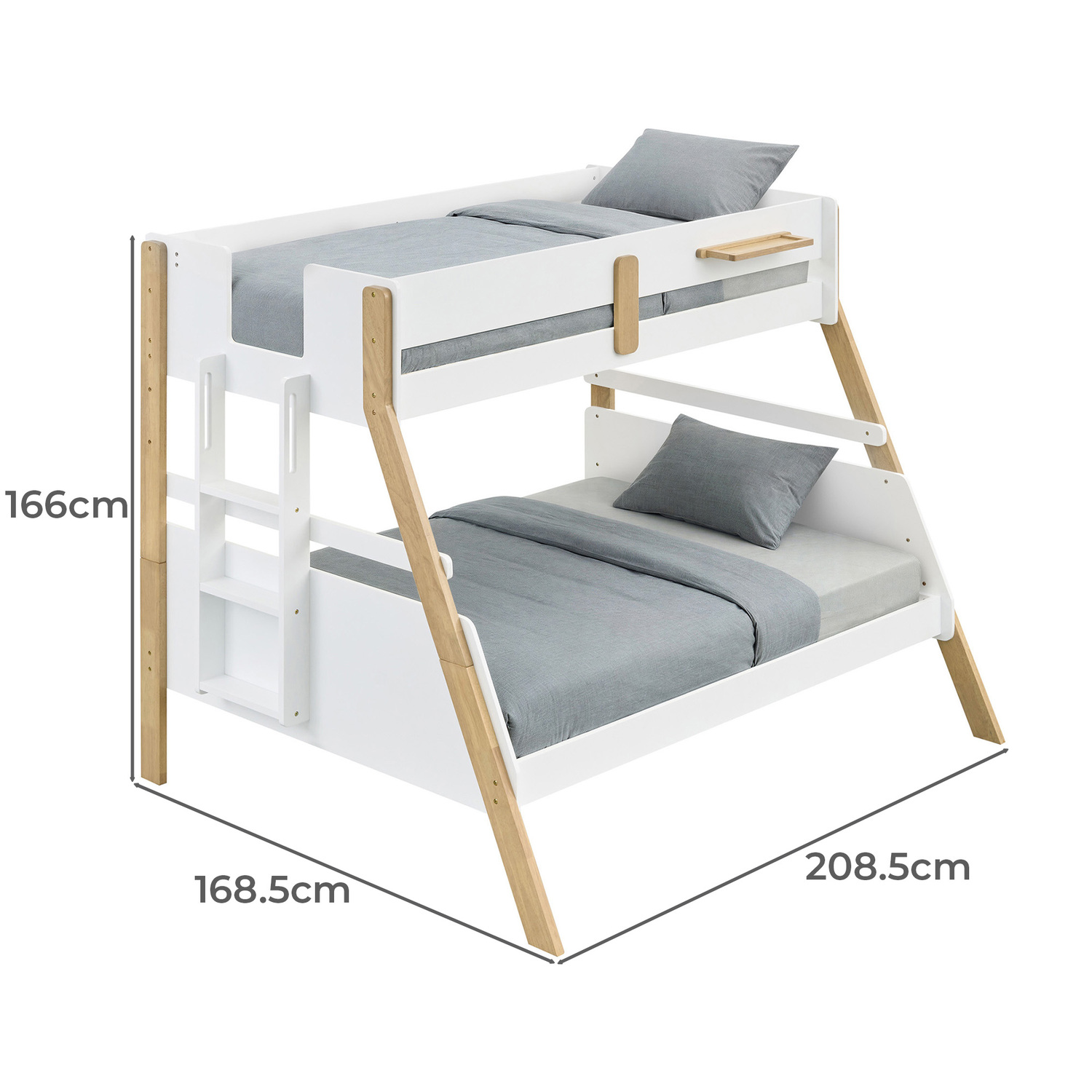 Ethan Single Over Double Bunk Bed