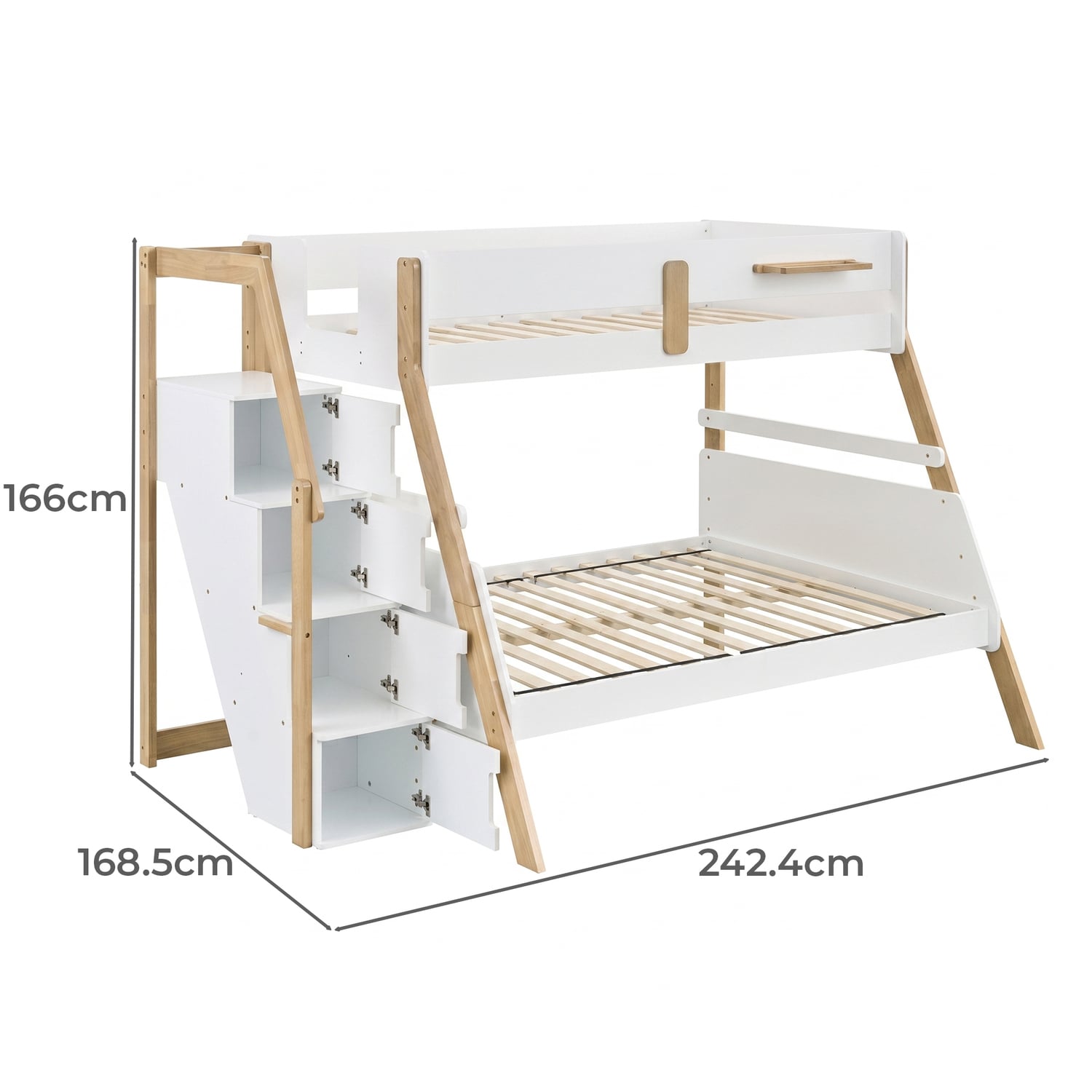 Evan Single Over Double Bunk Bed