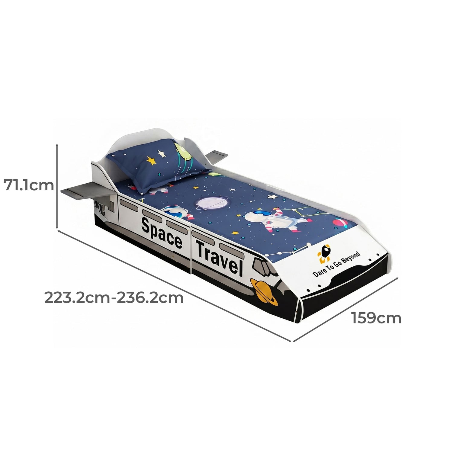 Andromeda Adjustable Space Shuttle Bed