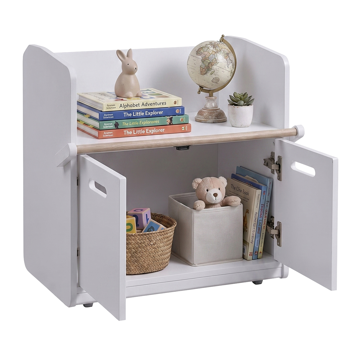 Freya Single Bunk Bed with Storage Units