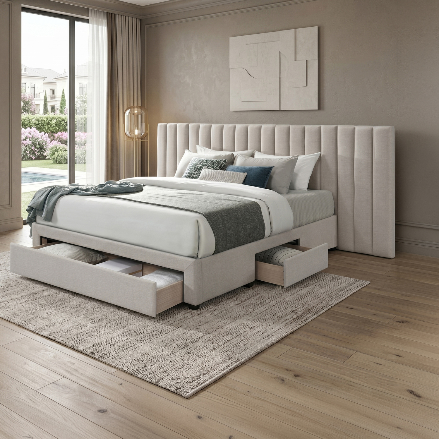 Solene Upholstered Bed Frame