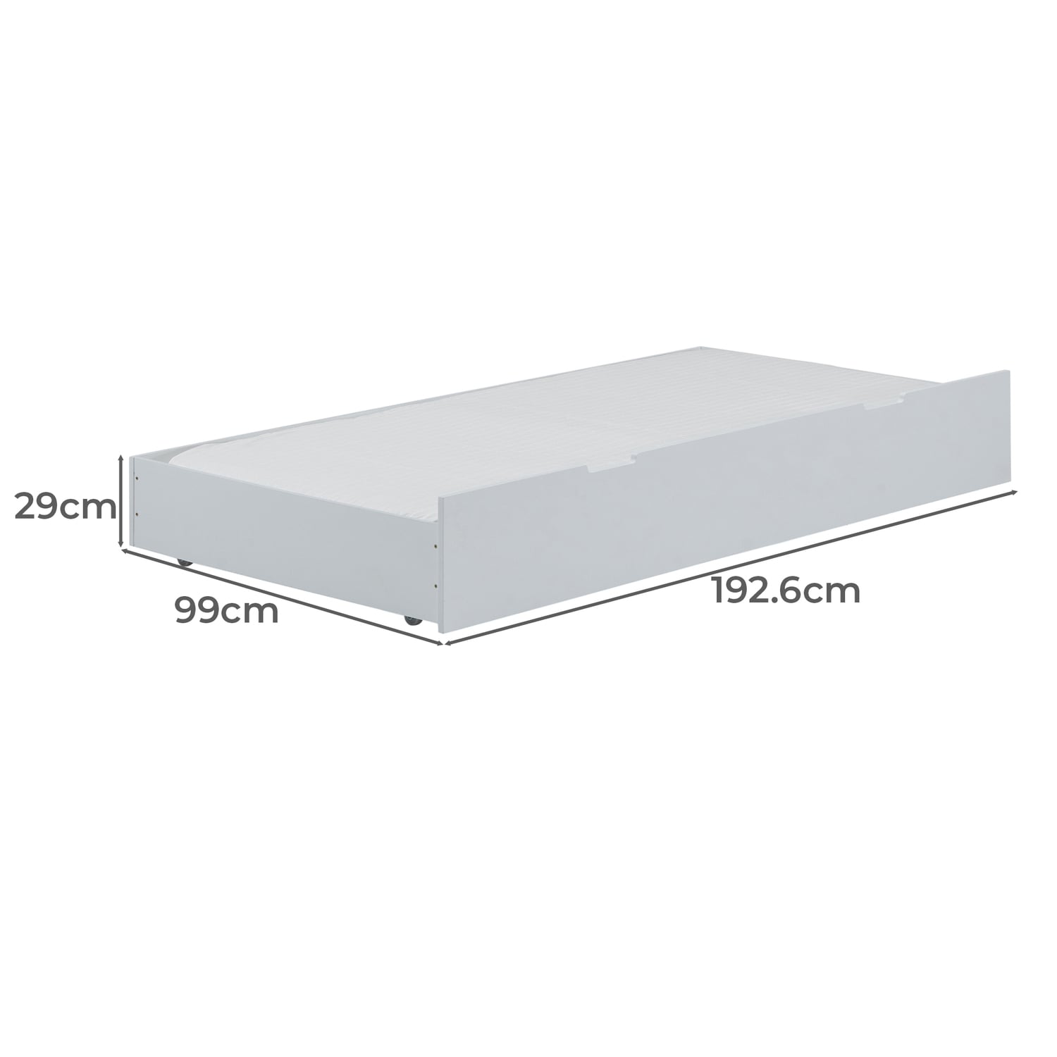 Ethan Single Bunk Bed with Trundle