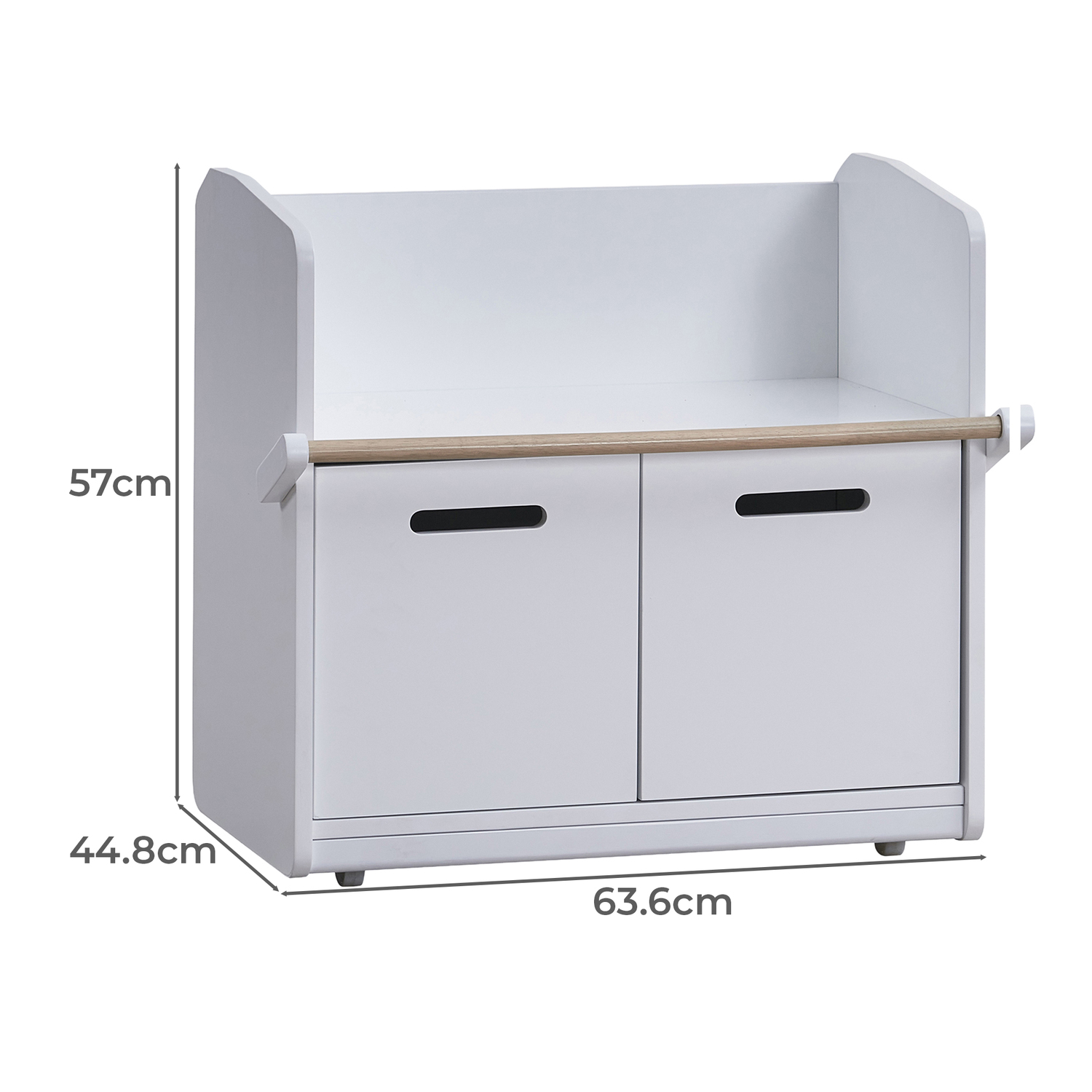 Ethan Kids' 2 Door Bookcase